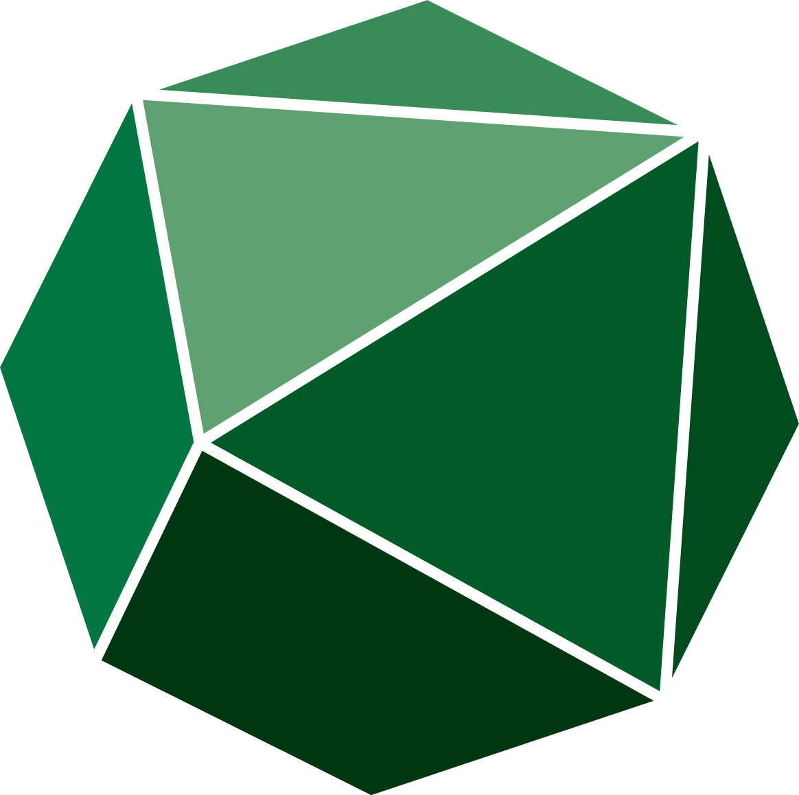 Octagon Icon grün